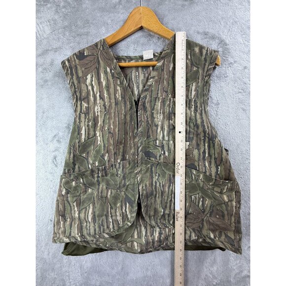 Vintage Realtree Camo Hunting Vest Mens Medium Made USA Utility Game Bag Pockets - Picture 8 of 15